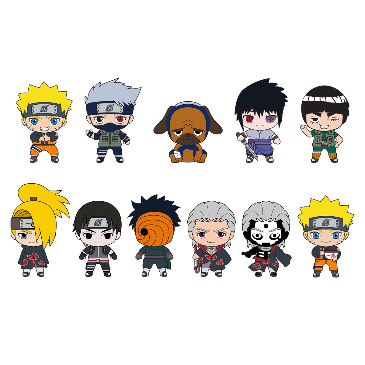 Naruto Shippuden Series 3 - Llavero (sorpresa) con clip de bolsa