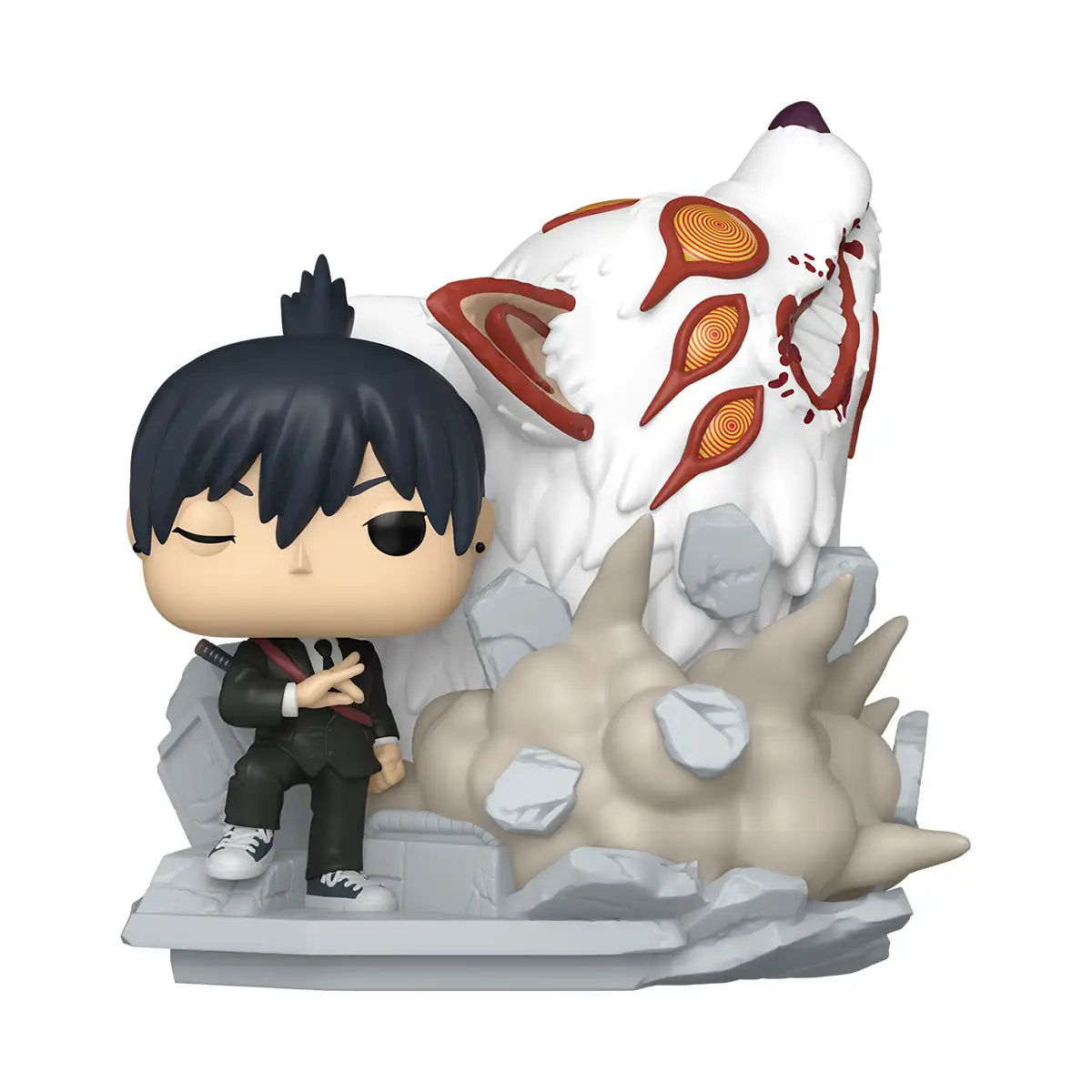 Funko Pop! Aki Hayakawa with Fox Devil (Moment) – Chainsaw Man