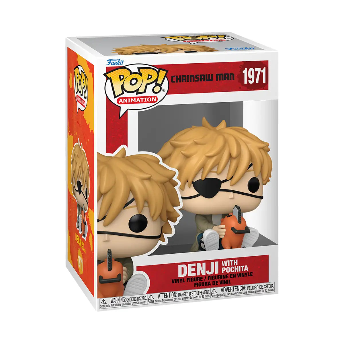 Funko Pop! Denji with Pochita – Chainsaw Man