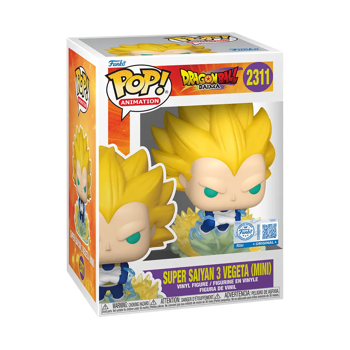 Funko Pop! Super Saiyan 3 Vegeta & Mini (Exclusive) – Dragon Ball #2311