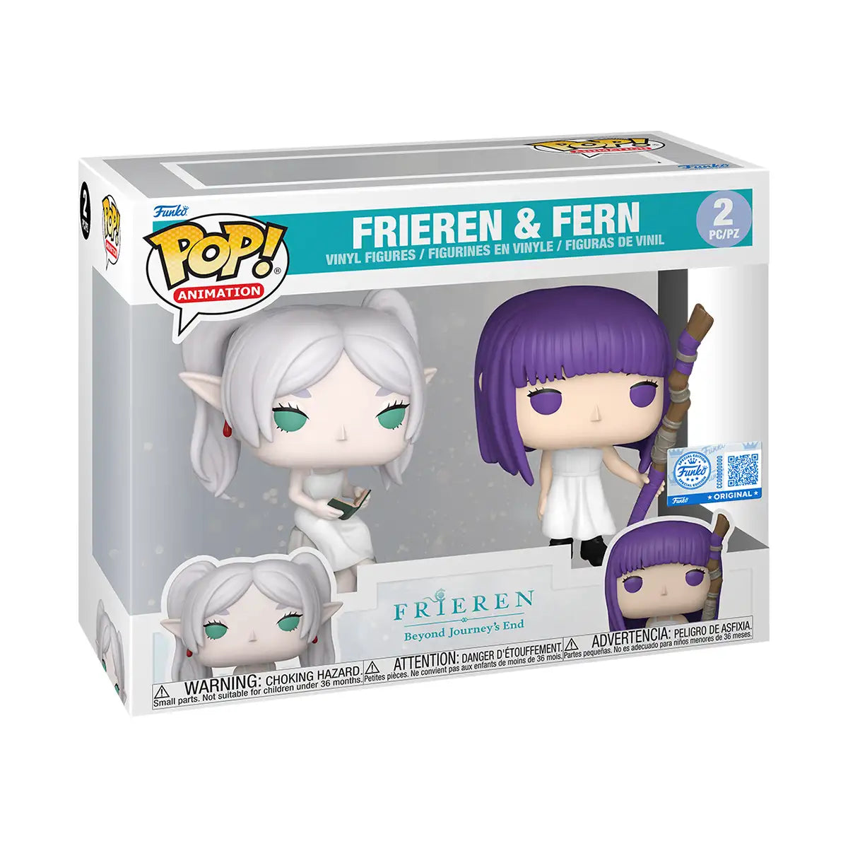 Funko Pop! 2-Pack Frieren & Fern (Exclusive) – Frieren: Beyond Journey's End