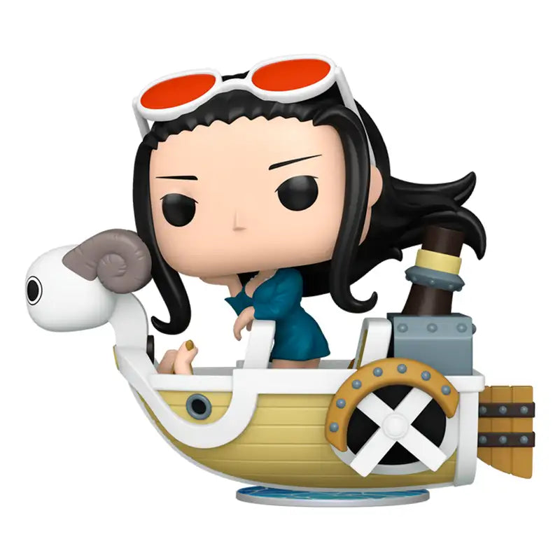 Funko Pop! Rides Deluxe Nico Robin with Mini Merry II – One Piece