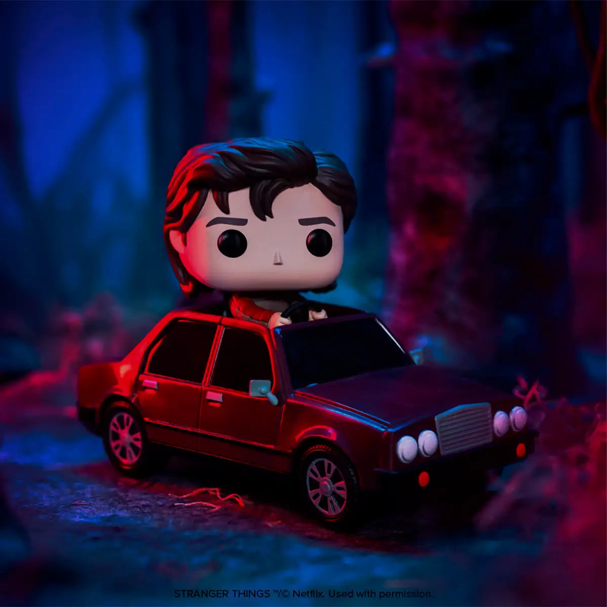 Funko Pop! Rides Steve Harrington in Car – Stranger Things #137