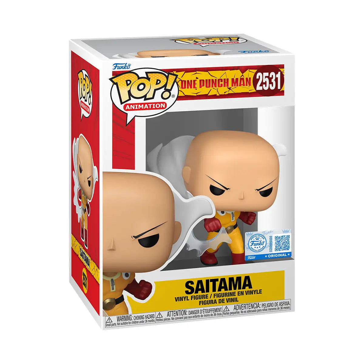 Funko Pop! Saitama Punching #2531 en caja
