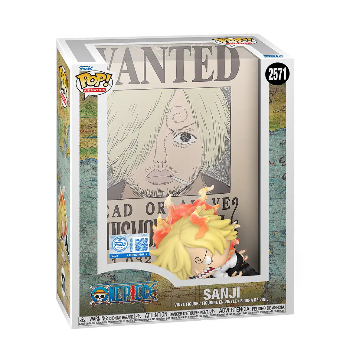Funko Pop! Sanji Wanted (Poster Exclusive) – One Piece #2571