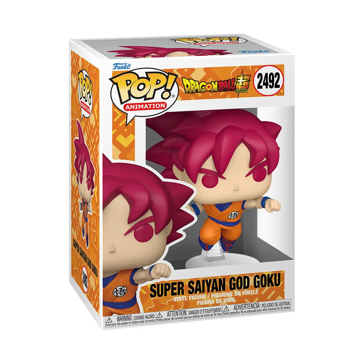 Funko Pop! Super Saiyan God Goku Punching – Dragon Ball Super #2492