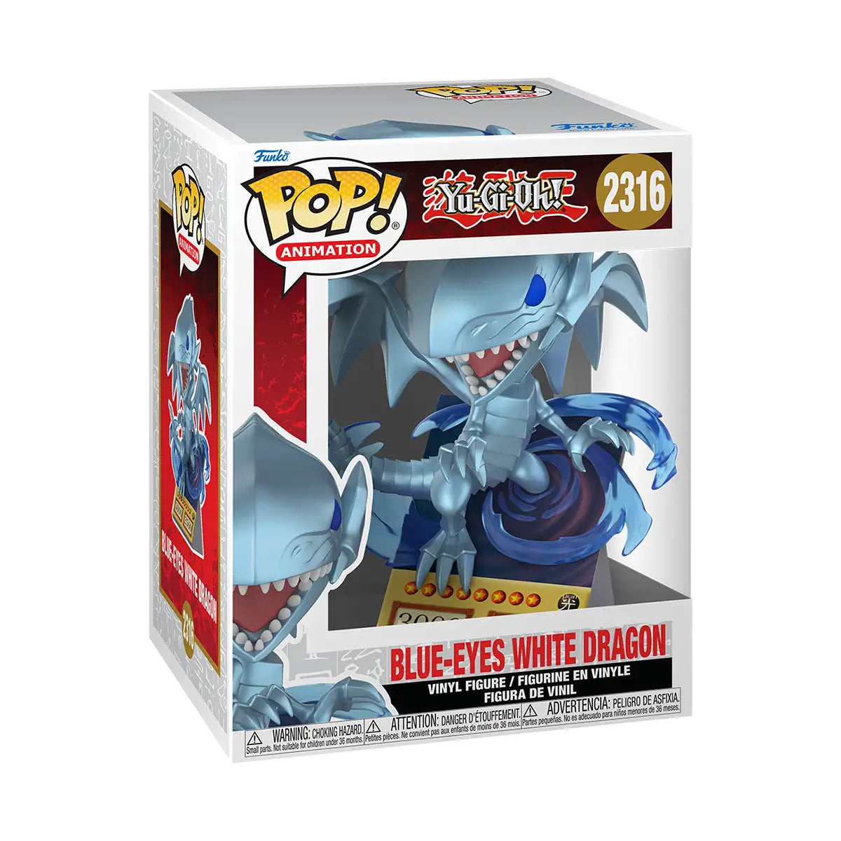 Funko Pop! Blue-Eyes White Dragon (Premium) – Yu-Gi-Oh! #2316