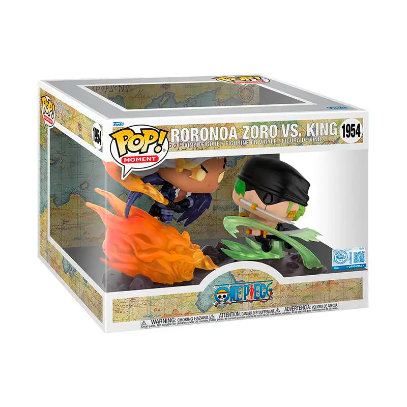 One Piece - Unmasked King vs Zoro Exclusive Funko Pop! Moment