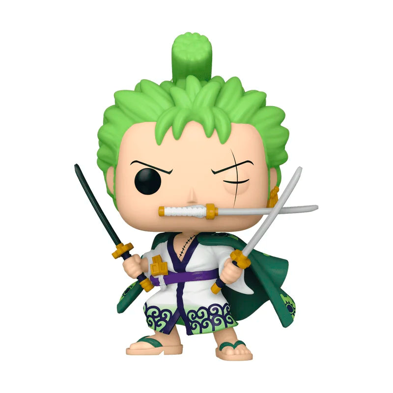 Funko Pop! Roronoa Zoro (Three Sword Style) Glow – One Piece Vinyl