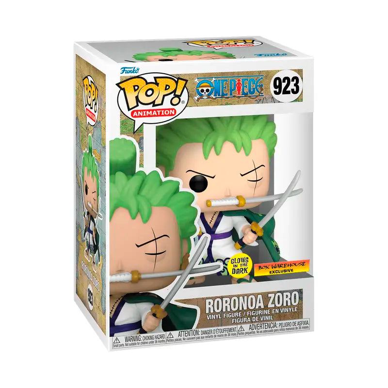 One Piece - Roronoa Zoro (Three Sword Style)(Glow) Funko Pop!