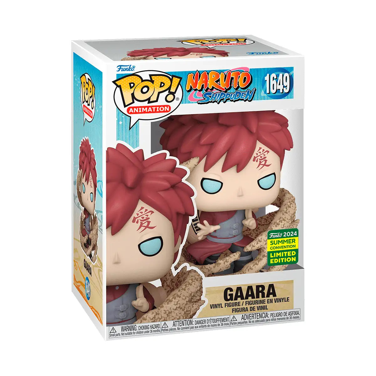 Funko Pop! Gaara using Sand Jutsu (SDCC Shared) – Naruto Shippuden