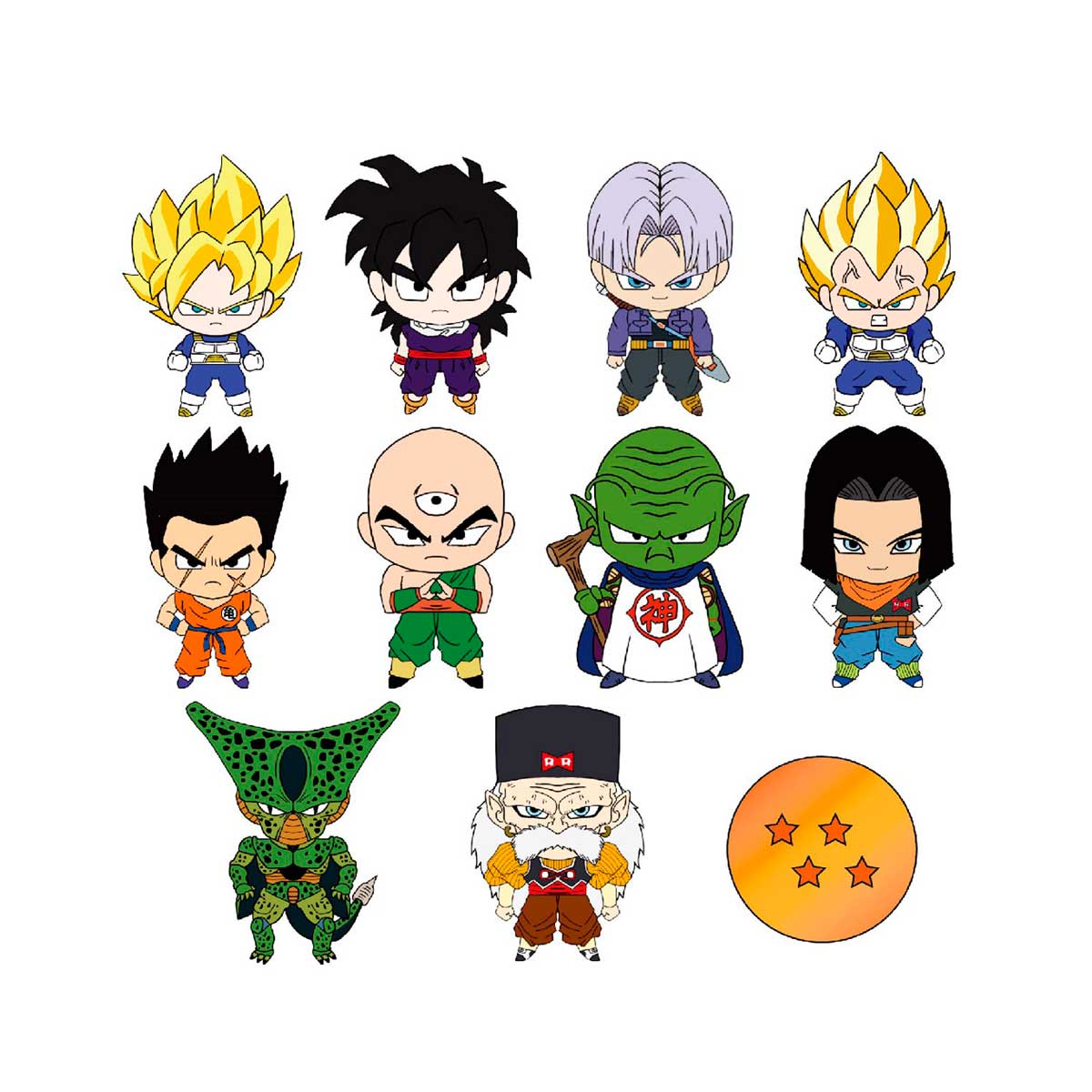 Dragon Ball Z Series 4 - Llavero (sorpresa) con clip de bolsa