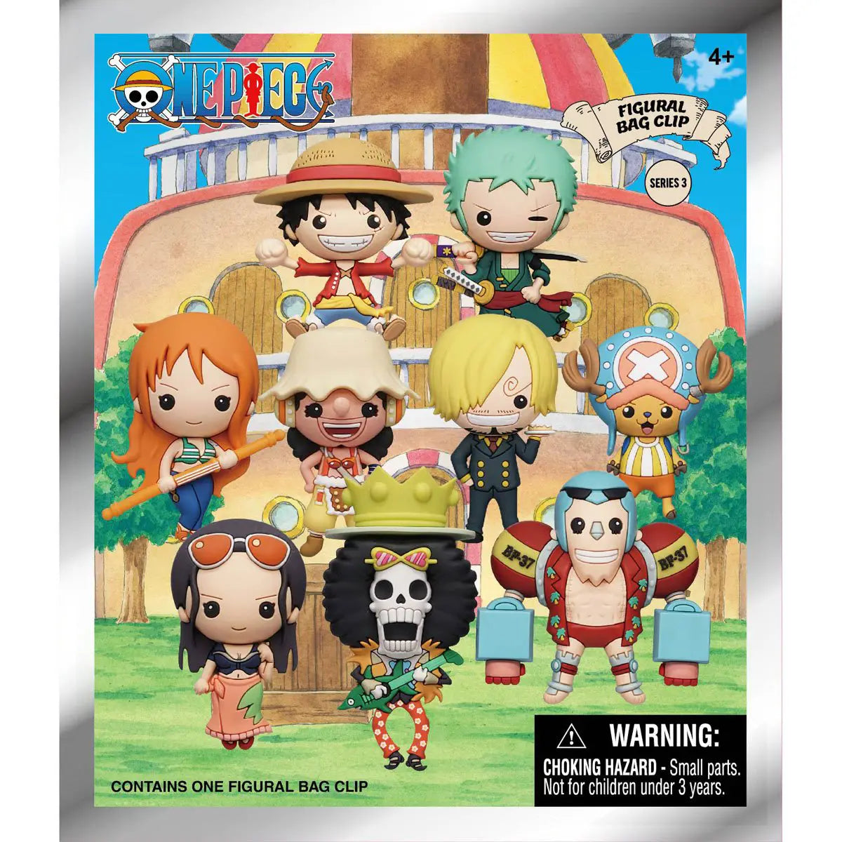 One Piece Series 3 - Llavero (sorpresa) con clip de bolsa