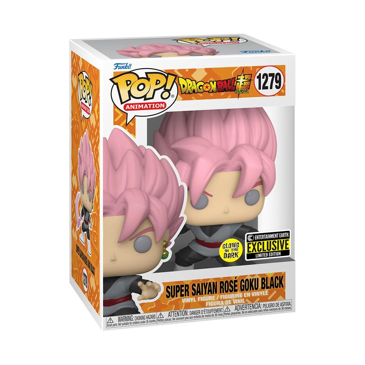 Dragon Ball Super - Saiyan Rose Goku Black (GLOW) Funko Pop!