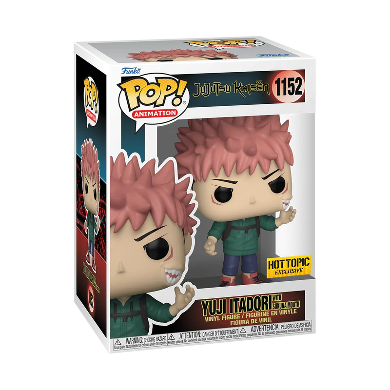 Jujutsu Kaisen - Yuji Itadori with Sukuna Mouth Funko POP!