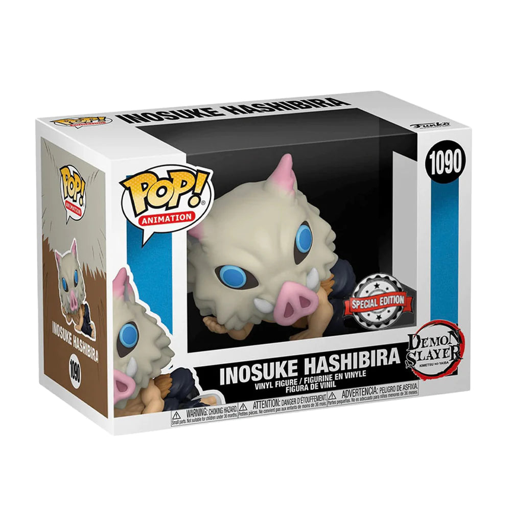 Demon Slayer - Inosuke Hashibira Lounging in Mask Funko Pop!