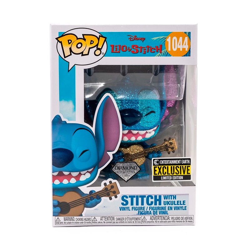 Lilo & Stitch - Stitch with Ukulele (Diamond Glitter) Funko Pop!