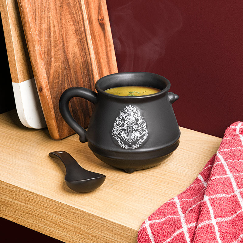 Harry Potter Taza Caldero de Hogwarts con Cuchara