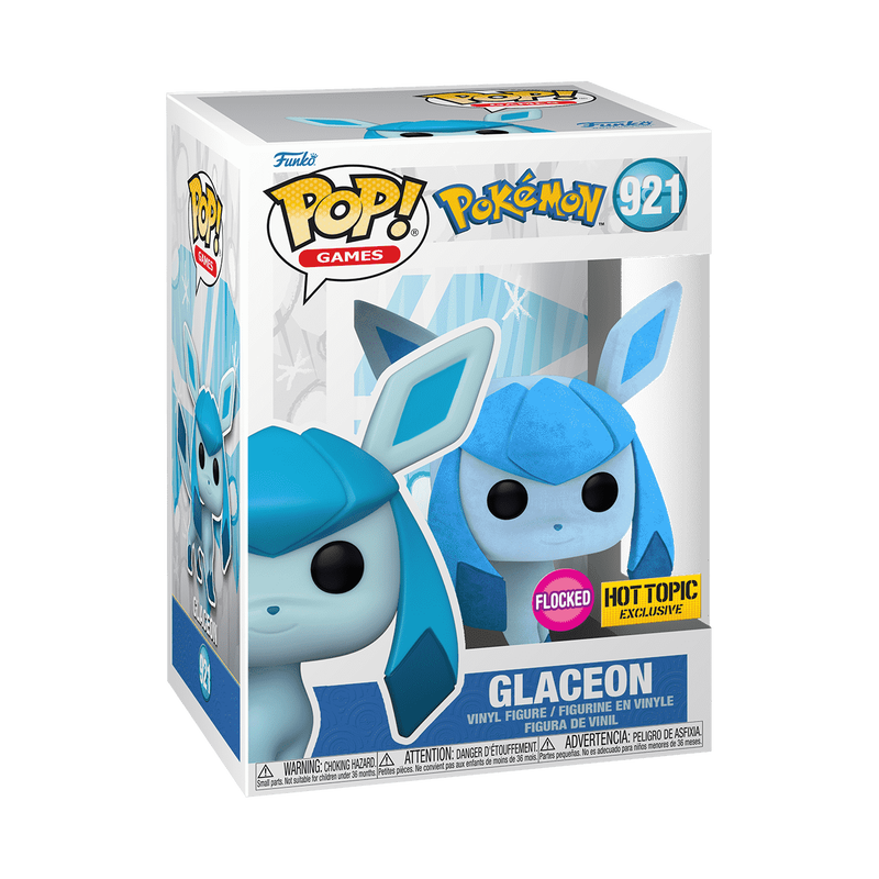 Pokémon - Glaceon (Flocked) Exclusive Funko Pop!