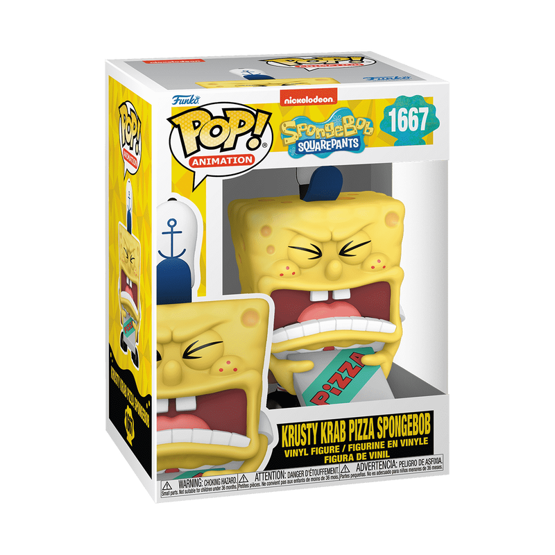 SpongeBob SquarePants 25th Anniversary Krusty Krab Pizza SpongeBob Funko Pop!