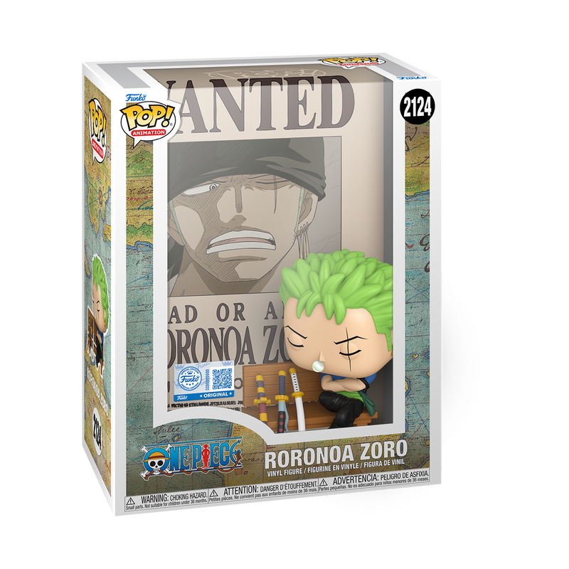 Funko Pop! Poster Roronoa Zoro (Wanted) – One Piece