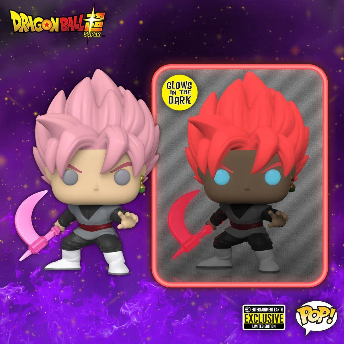 Dragon Ball Super - Saiyan Rose Goku Black (GLOW) Funko Pop!