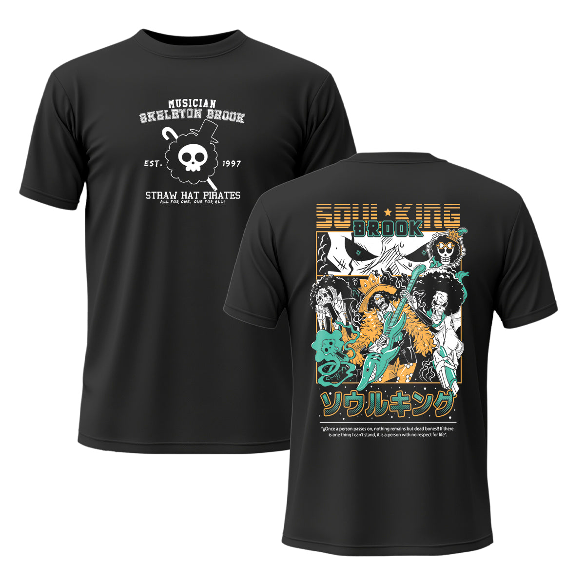 T-Shirt Brook Soul King Anthem – One Piece
