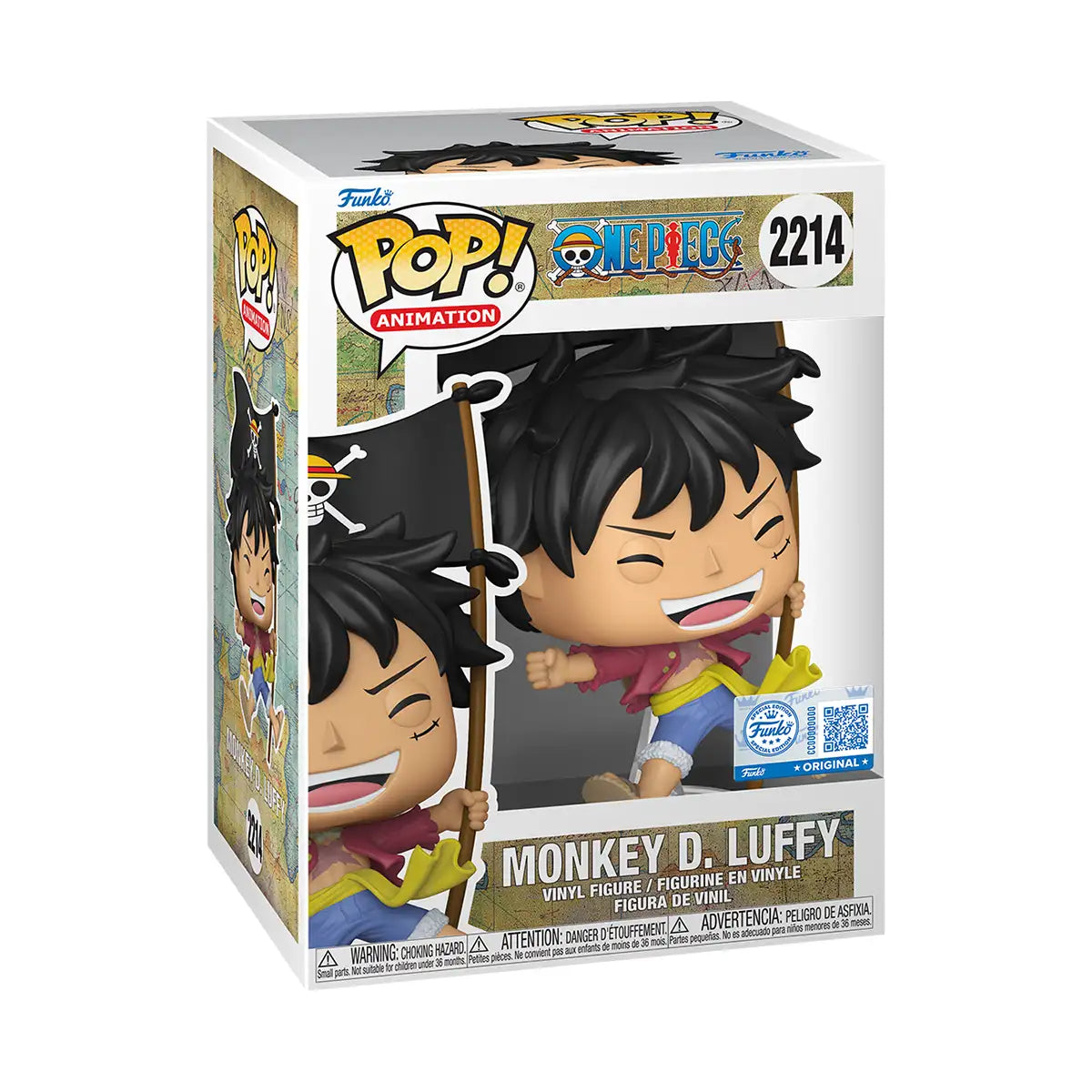 Funko Pop! Monkey D. Luffy with Flag – One Piece