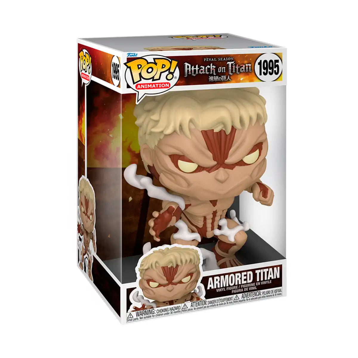 Funko Pop! Armored Titan Jumbo 10 1/4-Inch – Attack on Titan Vinyl Figure #1995