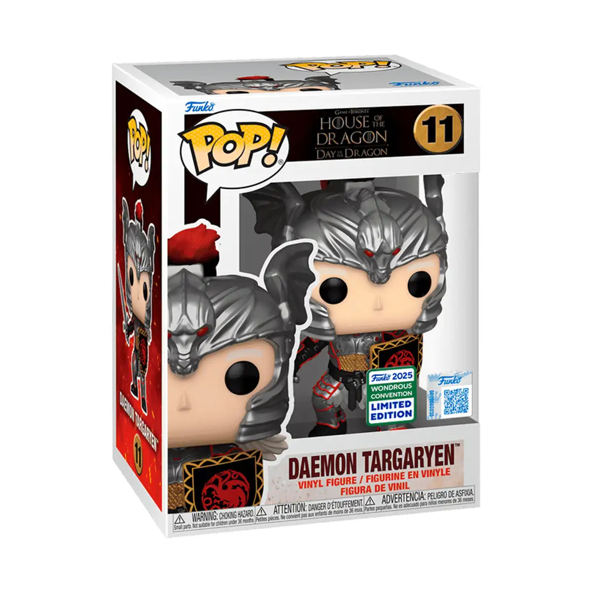 Funko Pop! Daemon Targaryen (Targaryen Armor) – House of the Dragon