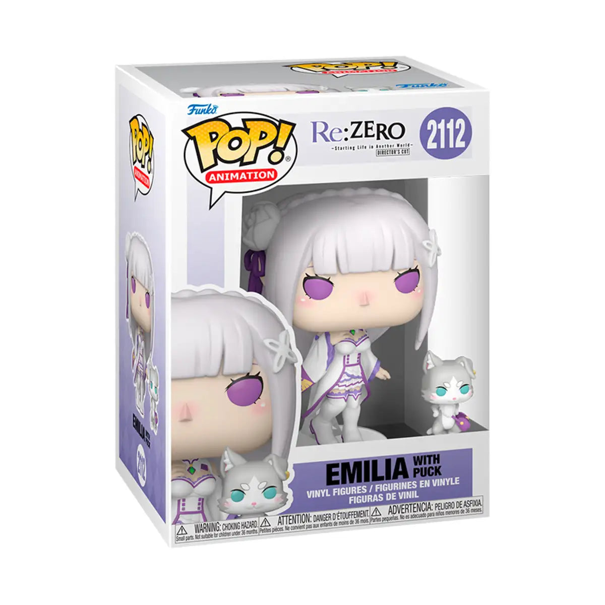 Funko Pop! & Buddy Emilia with Puck – Re:Zero
