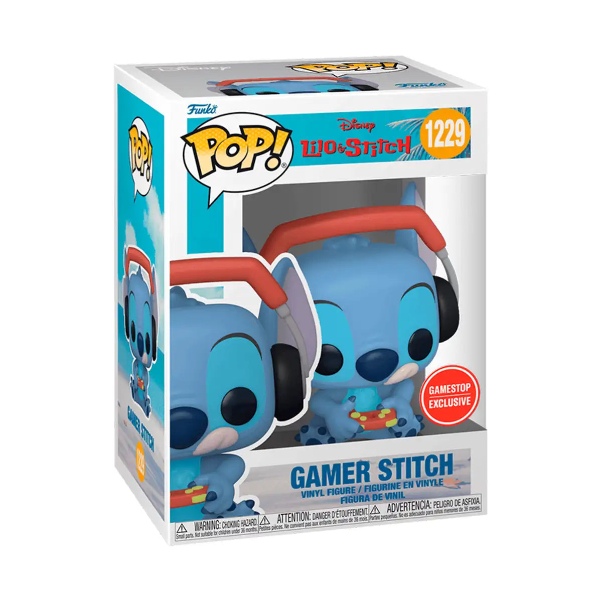 Funko Pop! Gamer Stitch – Lilo & Stitch