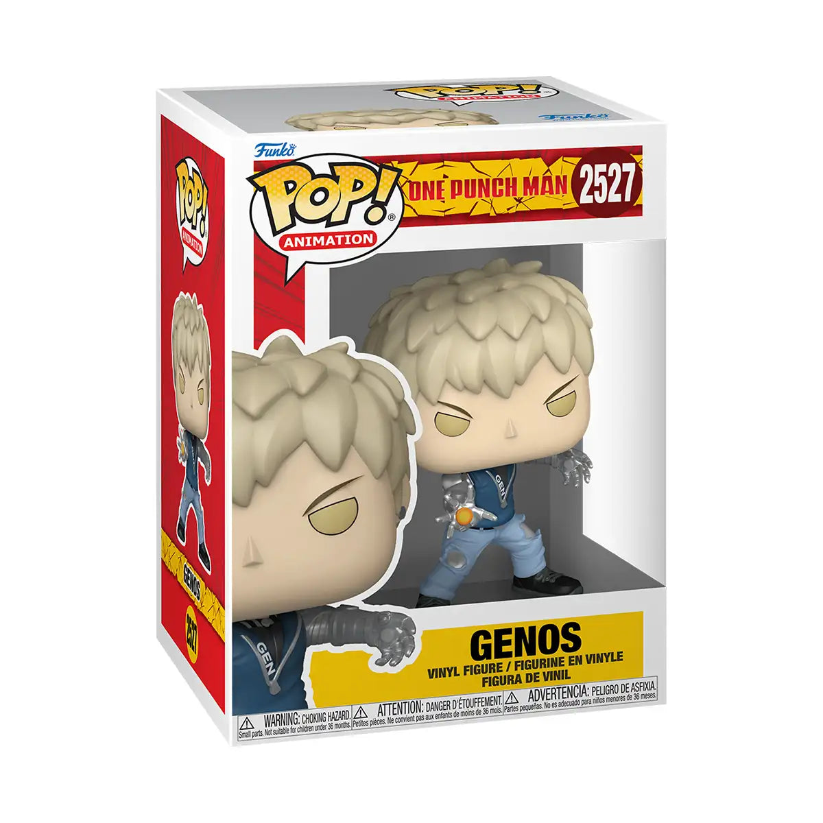 Funko Pop! Genos #2527 en caja