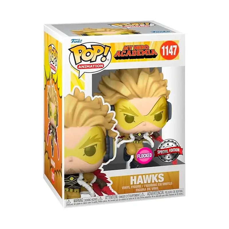 Funko Pop! Hawks (Flocked) – My Hero Academia