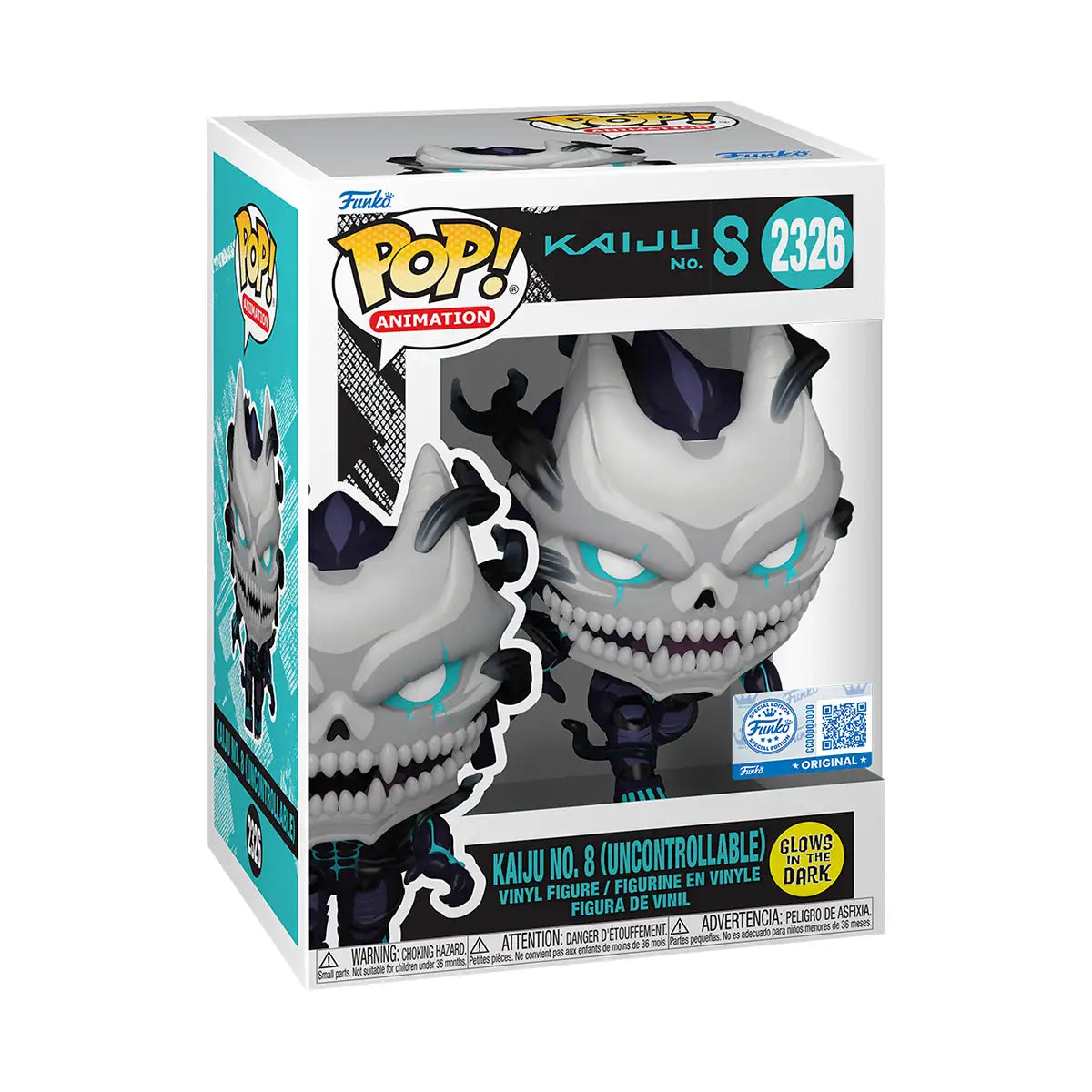 Funko Pop! Kaiju No. 8 Uncontrollable (Glow, Exclusive) – Kaiju No. 8 #2326