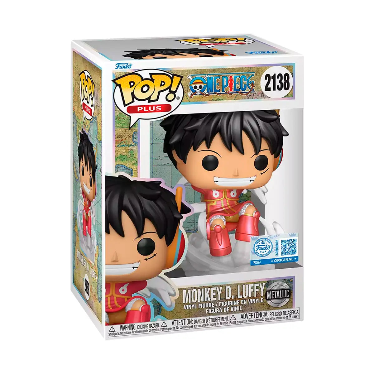 Funko Pop! Plus Monkey D. Luffy (Metallic) – One Piece