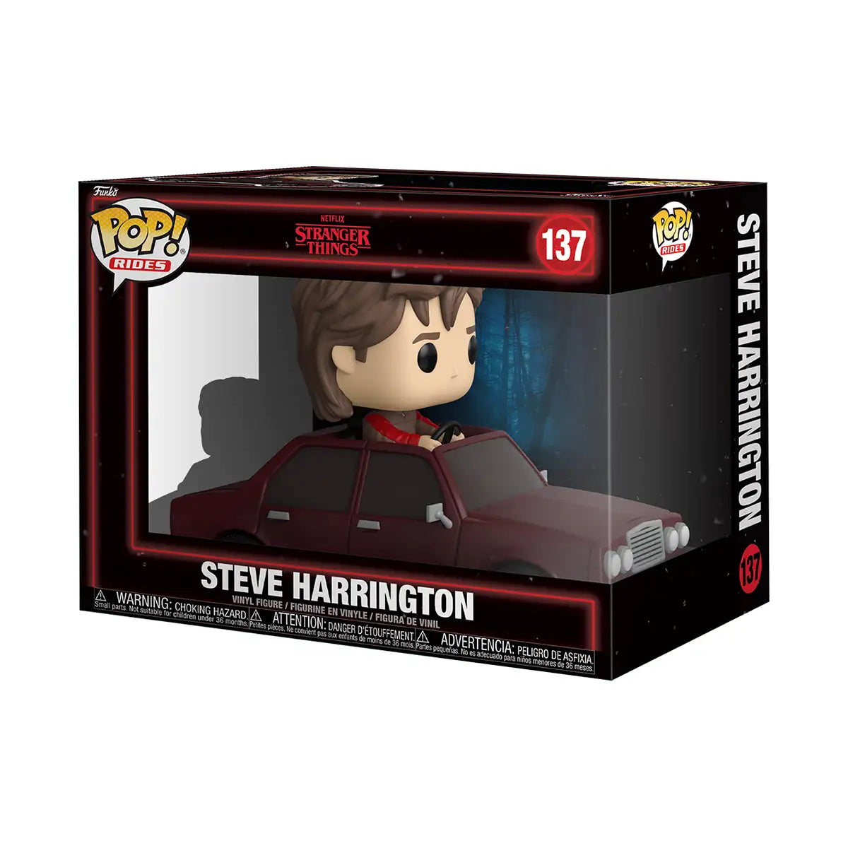 Funko Pop! Rides Steve Harrington in Car – Stranger Things #137