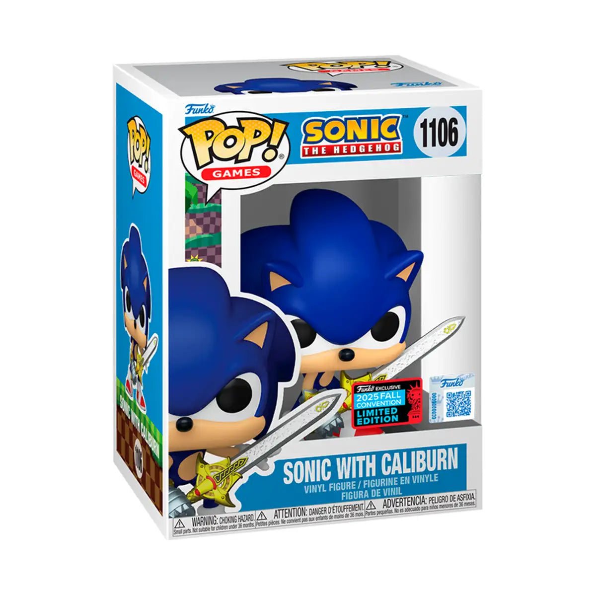 Funko Pop! Sonic with Caliburn – Sonic the Hedgehog