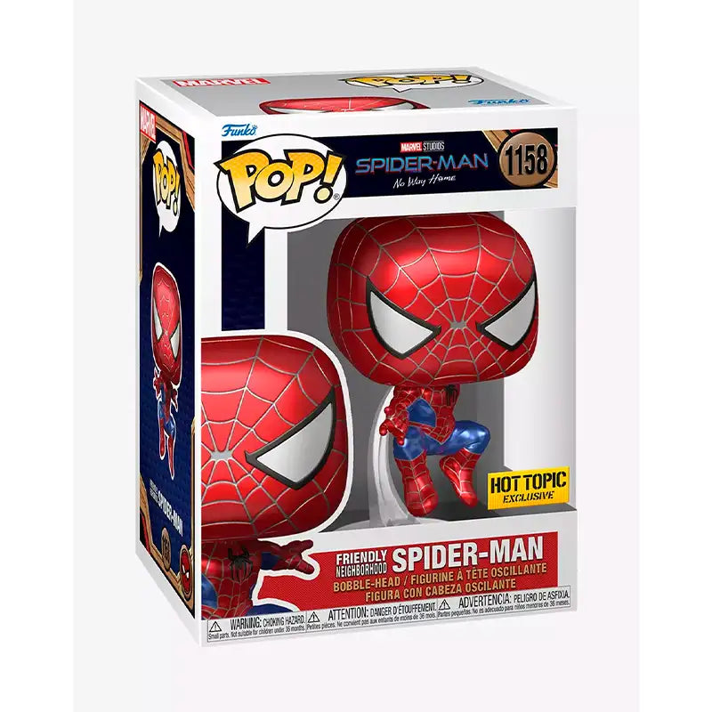 Funko Pop! Spider-Man (Friendly Neighborhood) – Marvel