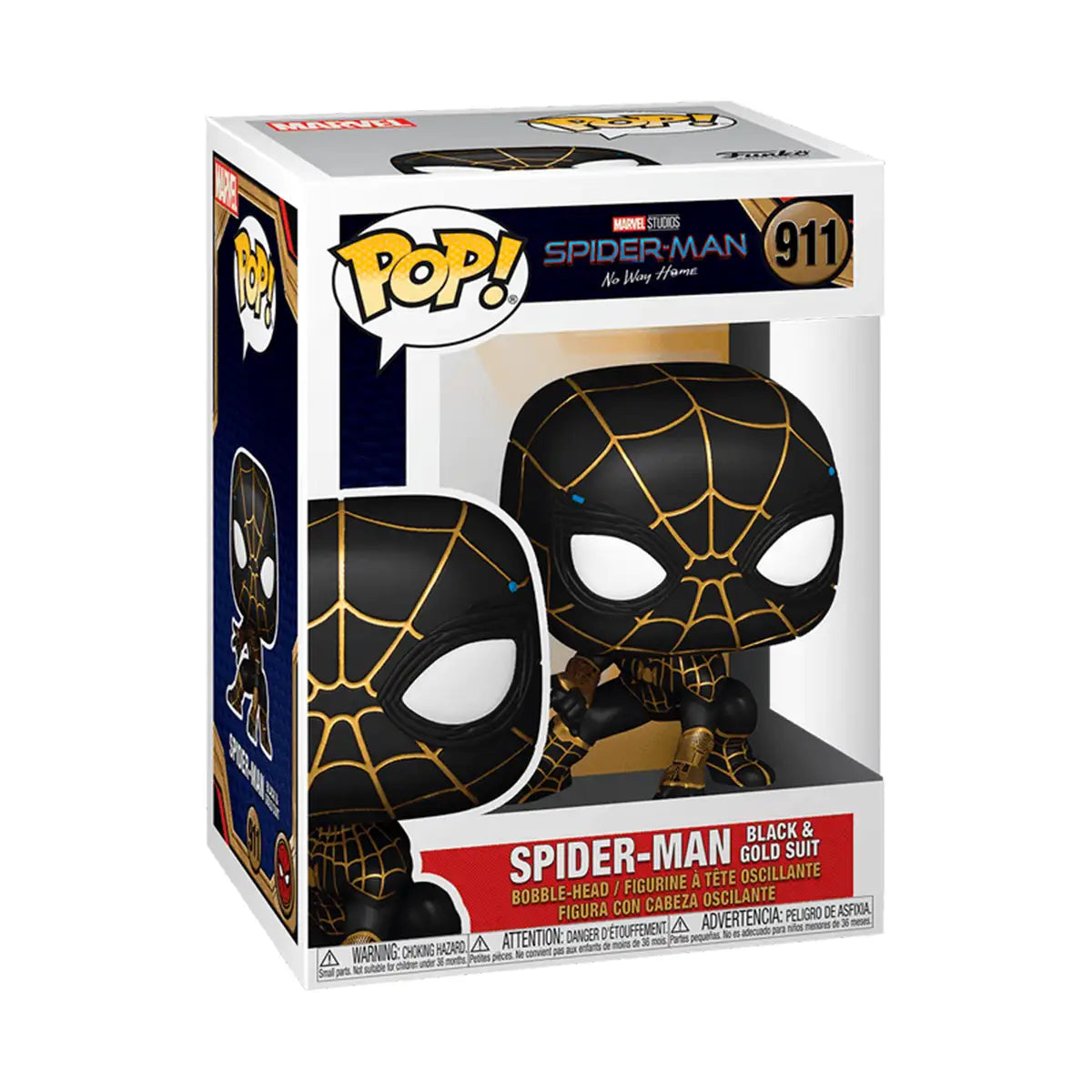 Funko Pop! Spider-Man (Black & Gold Suit) – Marvel