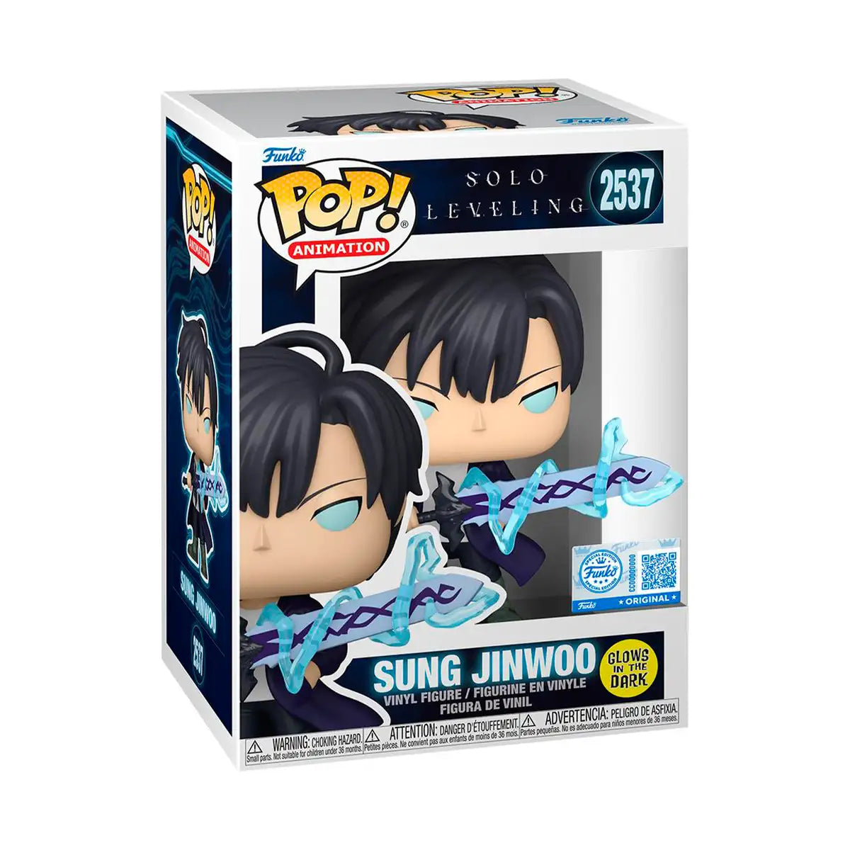Funko Pop! Sung Jinwoo (Glow Exclusive) – Solo Leveling #2537