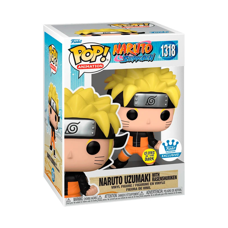 Naruto Shippuden - Naruto Uzumaki with Rasengan (GLOW) Funko Pop!