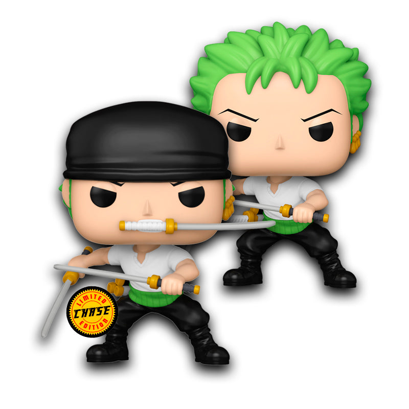 One Piece - Zoro (Two Sword Style) (CHASE + Común) Funko Pop!