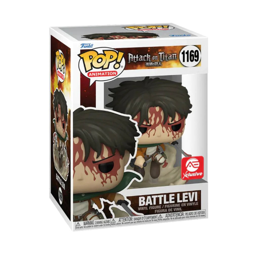 Attack On Titan - Battle Levi (AE Exclusive) Funko Pop!