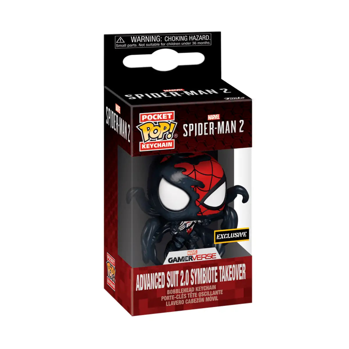 Funko Pop! Keychain Advanced Suit 2.0 (Symbiote Takeover) – Spider-Man 2