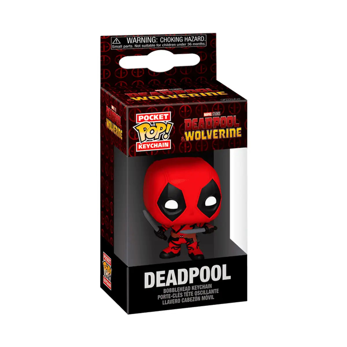 Funko Pop! Keychain Deadpool with Swords – Marvel
