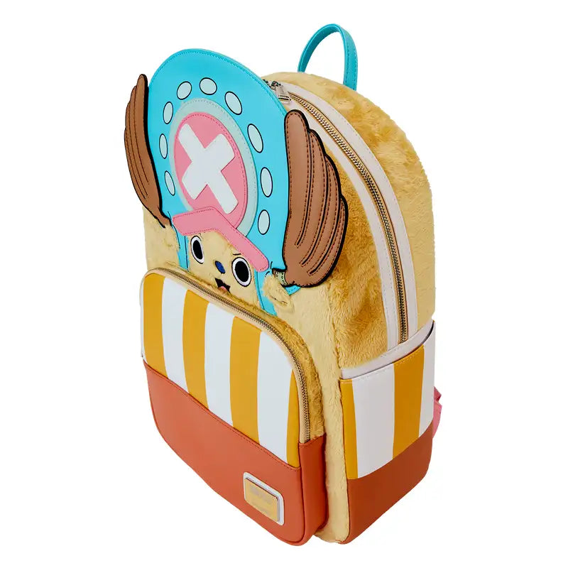 Loungefly One Piece Chopper Cosplay Full-Size Backpack – Mochila de Anime Tamaño Real de Tony Tony Chopper