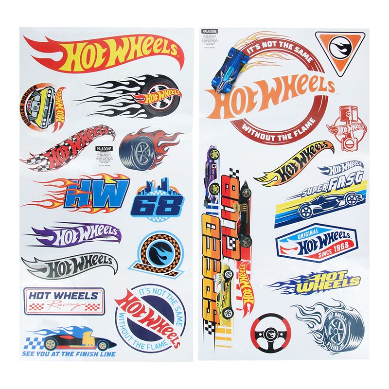 Calcomanías de pared Hot Wheels