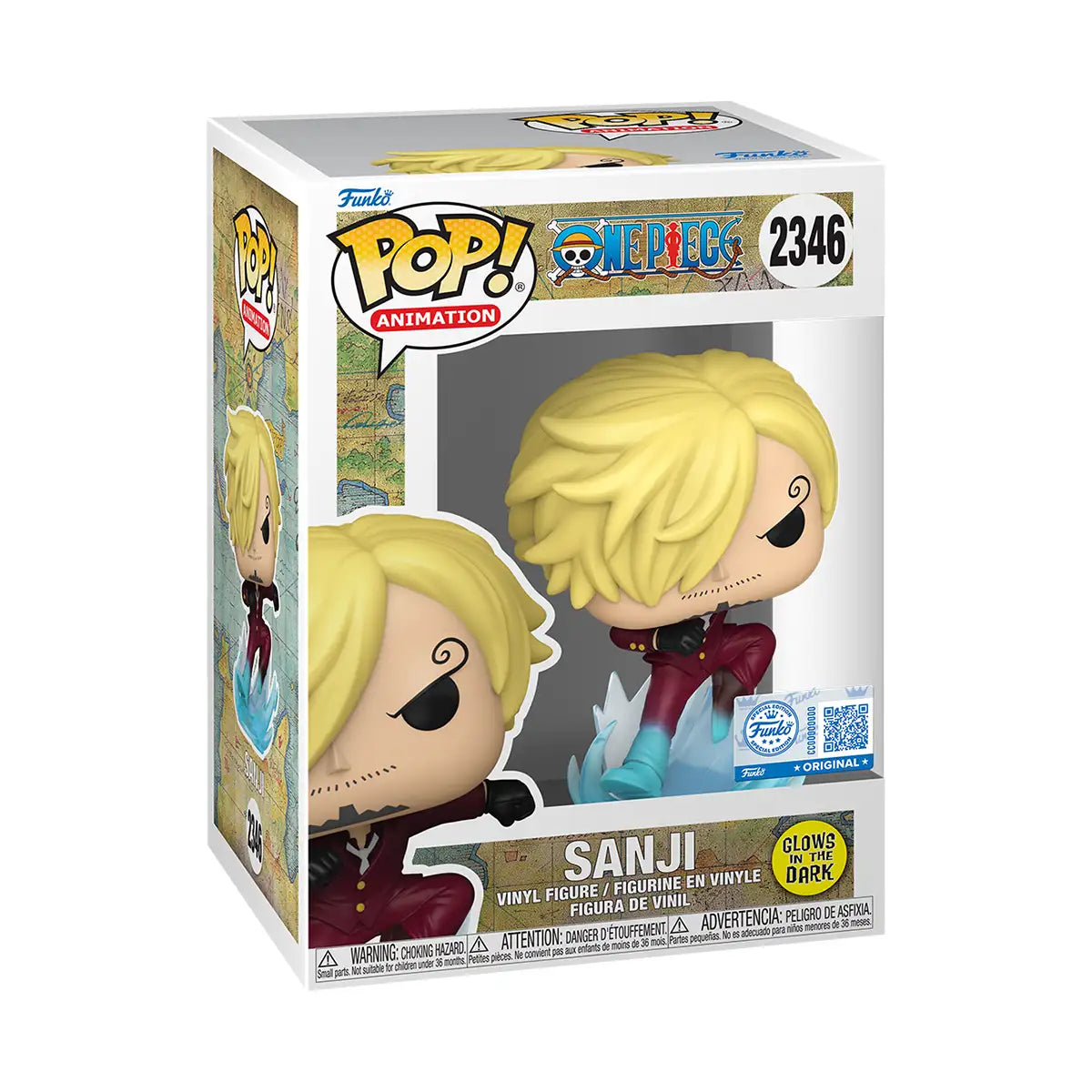 Funko Pop! Sanji in his Raid Suit (Glow in the Dark, Exclusivo) – One Piece